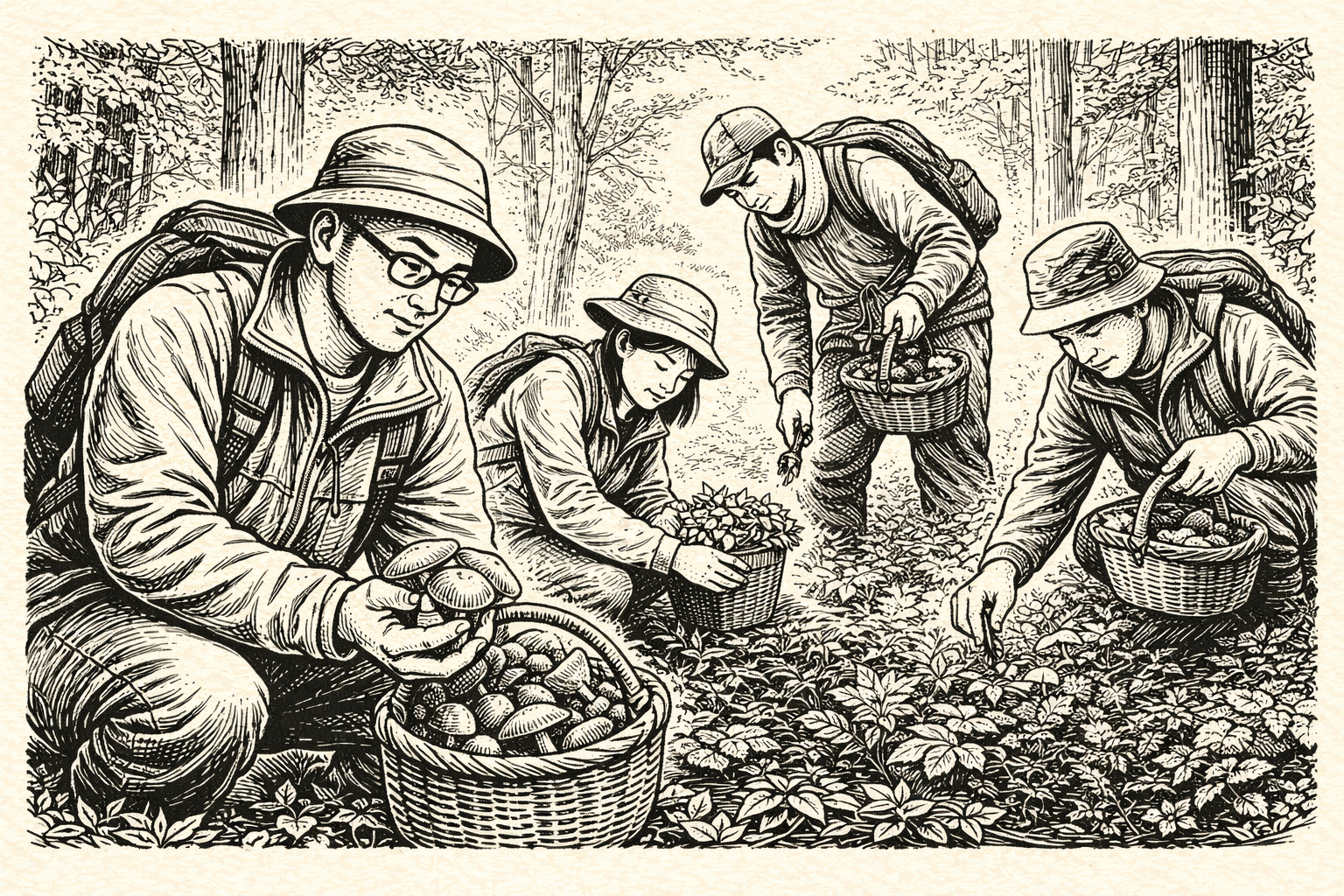 キノコ・山菜狩り